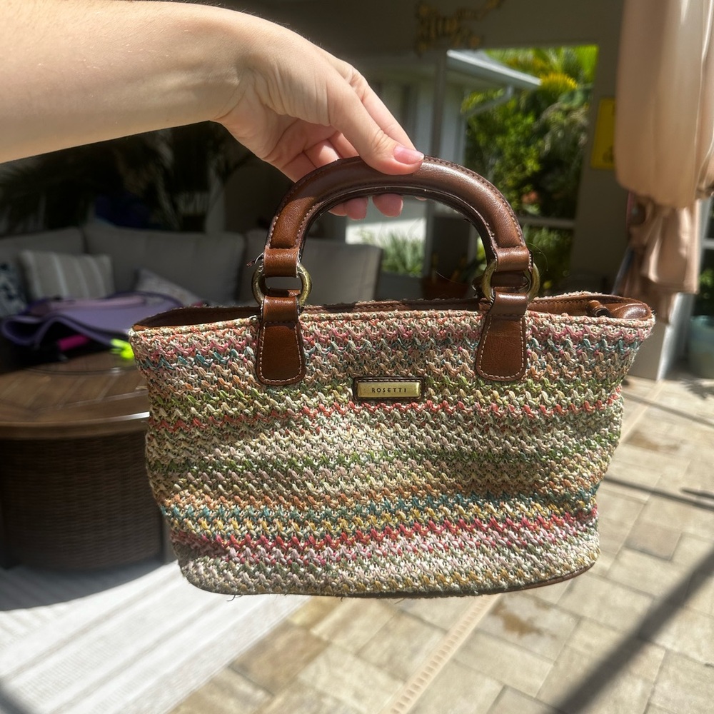 Rosetti Multicolor Woven Bag